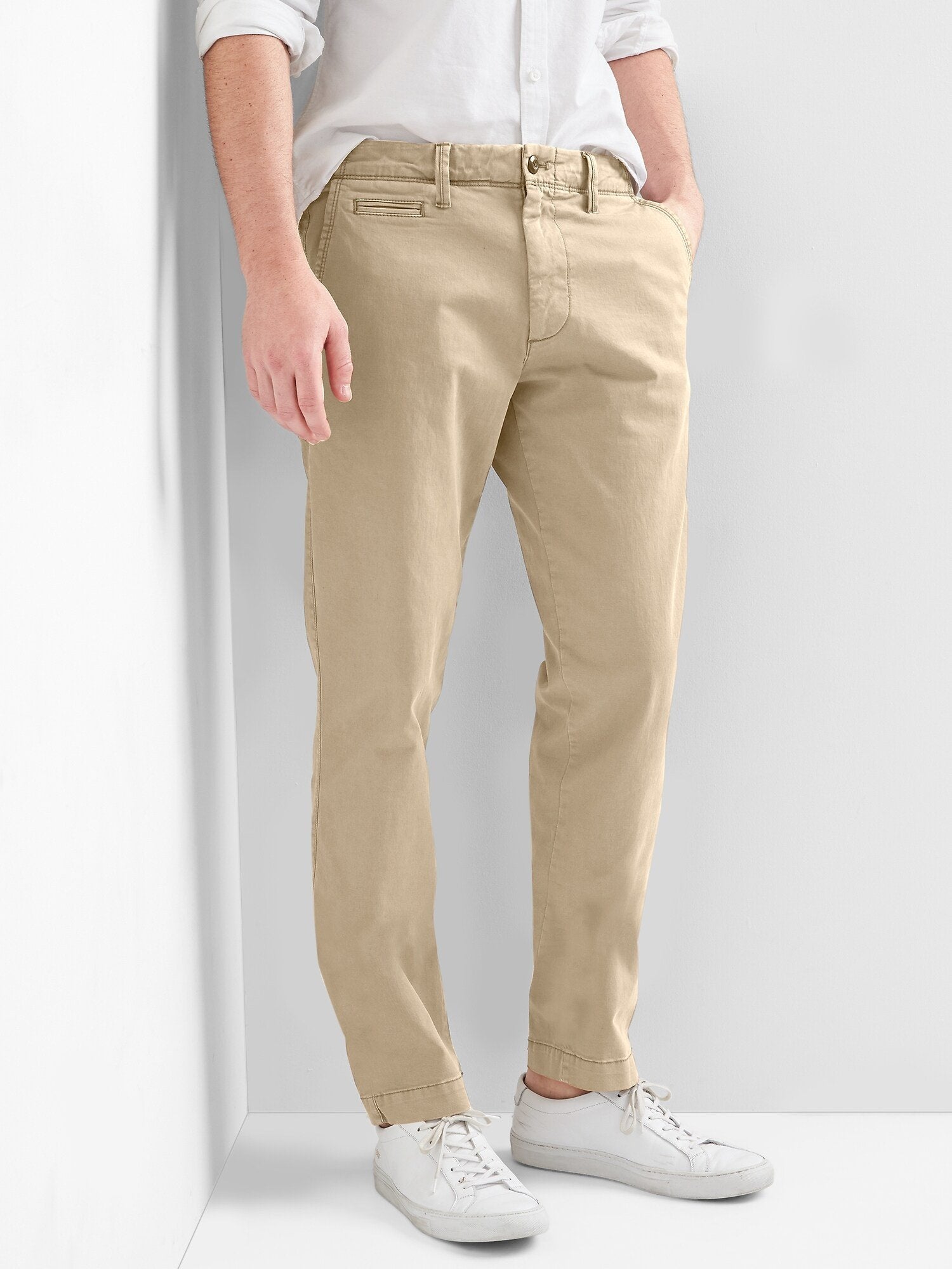 Gap Pantalón Vintage Khakis De Corte Entallado Con Gapflex