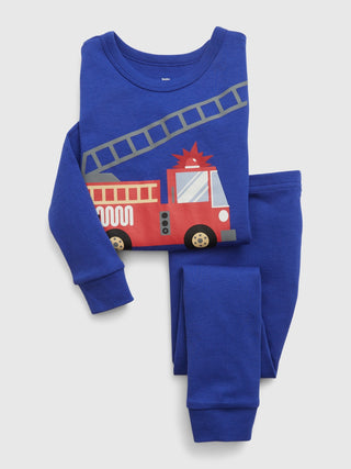 Set de Pijama 2 Piezas con Diseño Azul, para Bebé