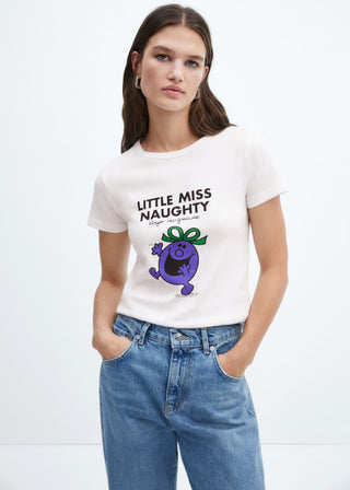 Camiseta Mr Men and Little Miss, Blanco