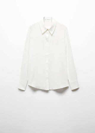 Camisa Diseño Recto Blanco