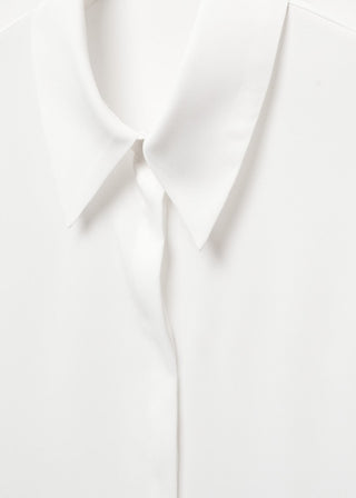 Camisa Diseño Recto Blanco