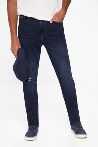 Jeans Slim con Bolsillos Efecto Lavado