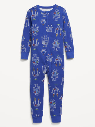 Pijama de una Pieza con Cremallera Estampado, Bebé