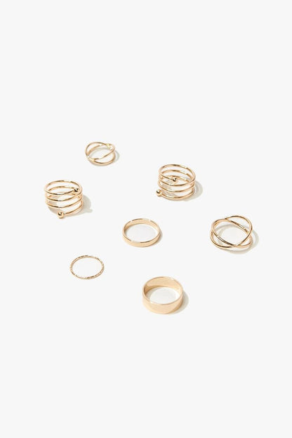 Assorted Ring Set Gold