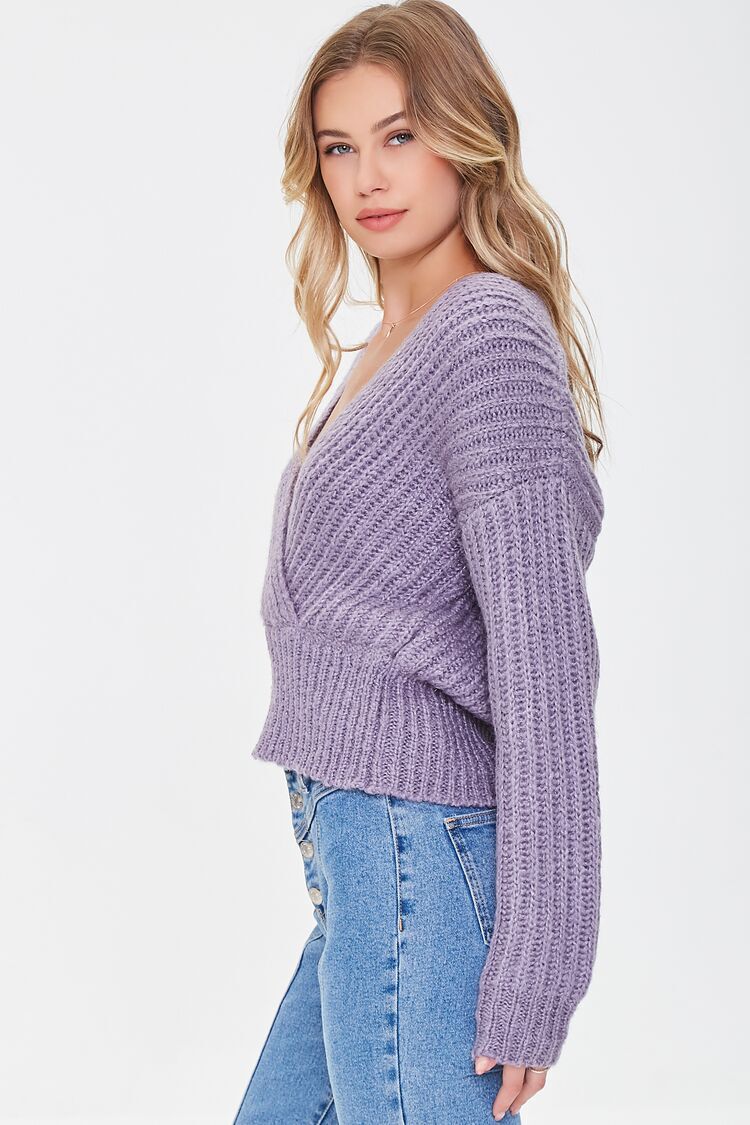 Suéter Abrigo Manga Larga Purple