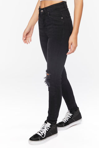 Pantalones Denim Jeans - Regular Washed Black