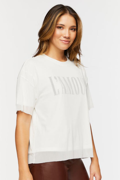 Camiseta Mujer White/Black