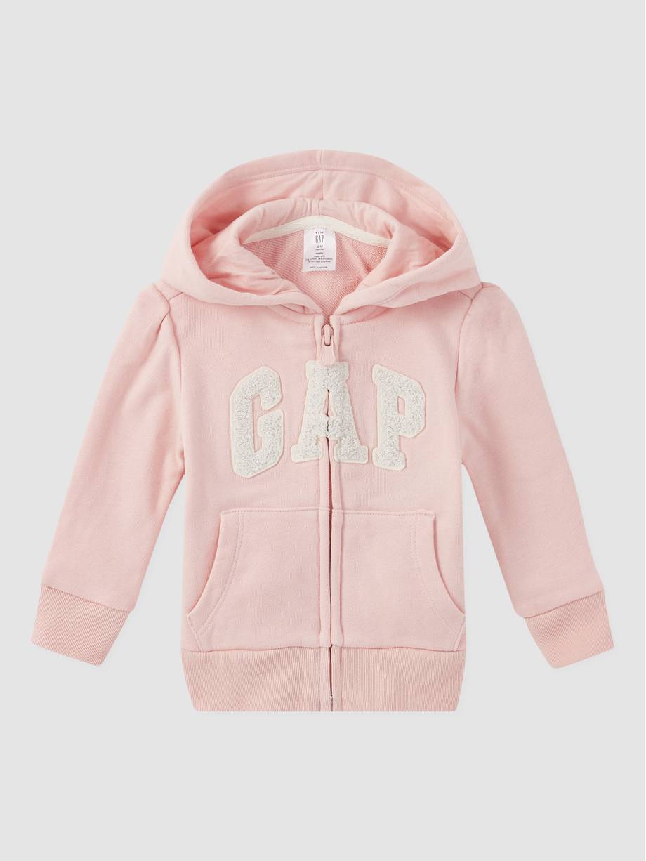 Gap Toddler Gap Logo Appliqué Hoodie - Icy Pink