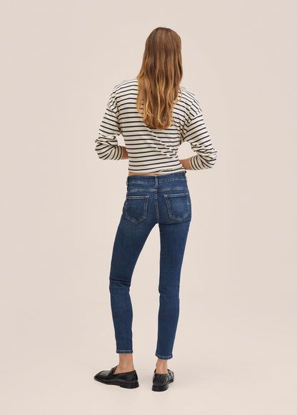MNG Jeans Skinny Push - Tejano Oscuro