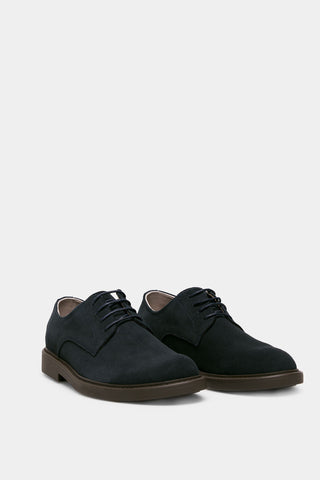 Zapato Tipo Oxford con Cordones, Azul