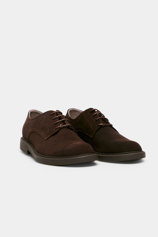 Zapato Tipo Oxford con Cordones, Marrón