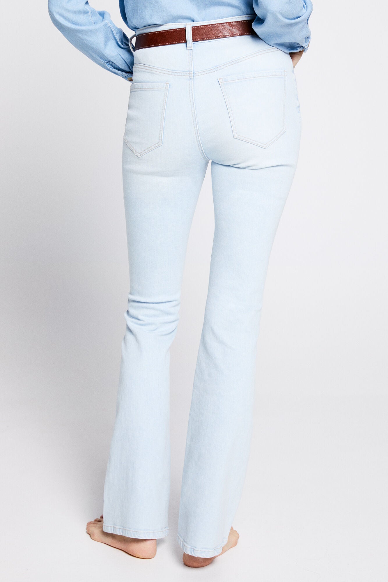 Jeans W Azul Medio 7.G.Bootcut Bleach