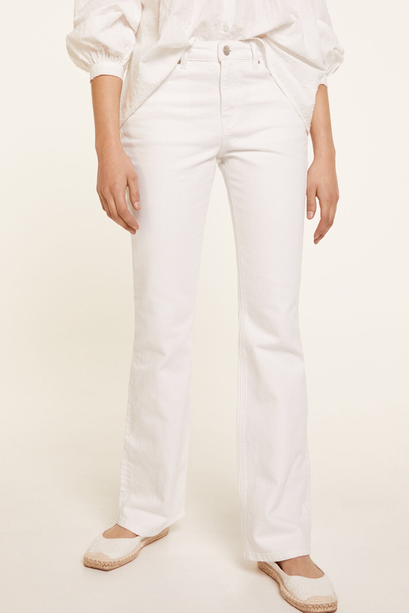 Jeans W Blanco 7.T.Bootcut Blanco