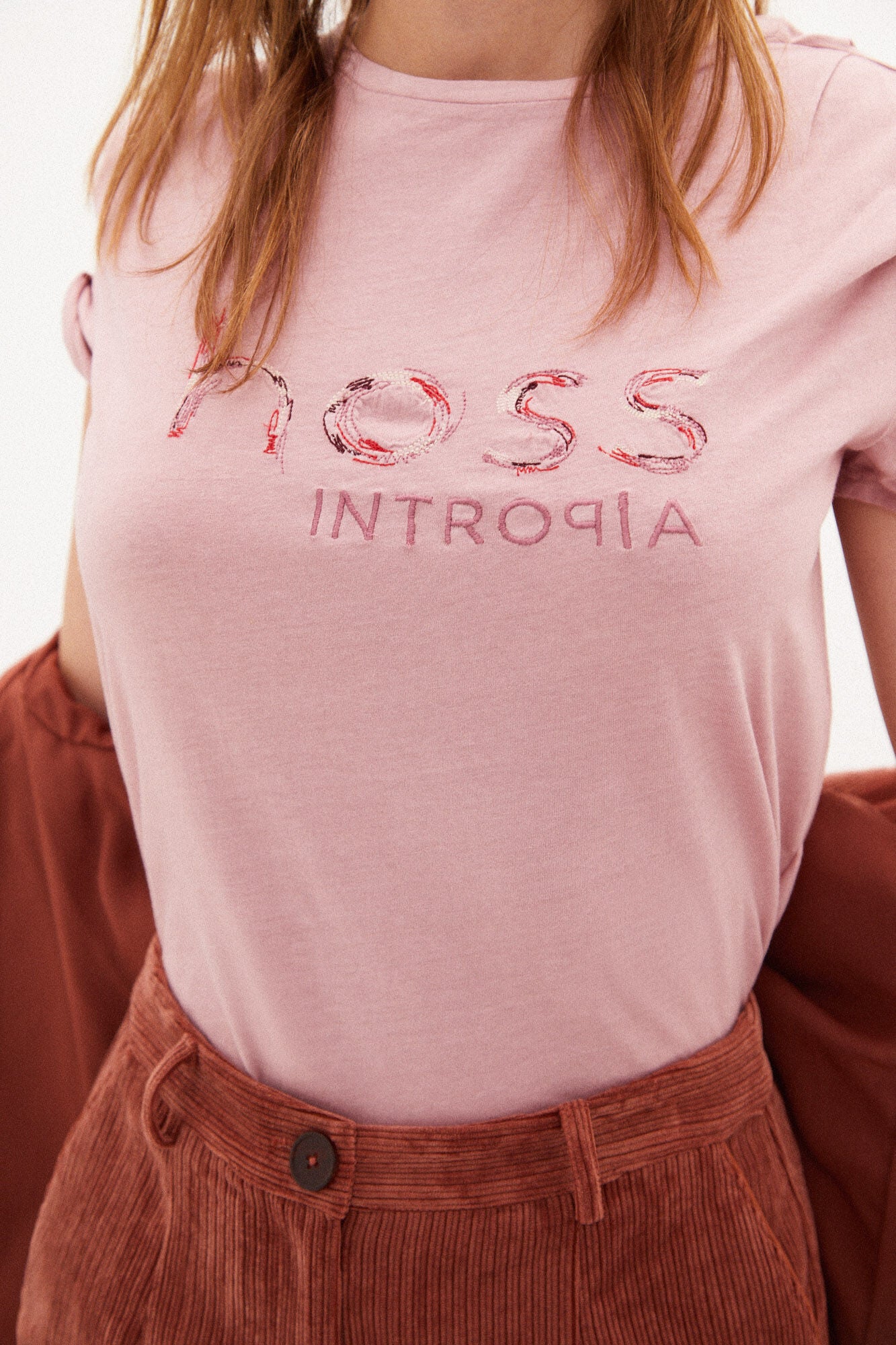 Camiseta Estampada Rosa