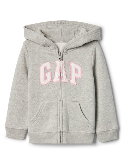 Sudadera con capucha y logo Gap para niños pequeños de Gap -Gris jaspeado