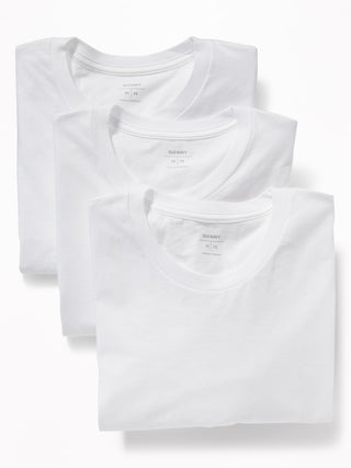 Camiseta-3Pk Crew-Bright White