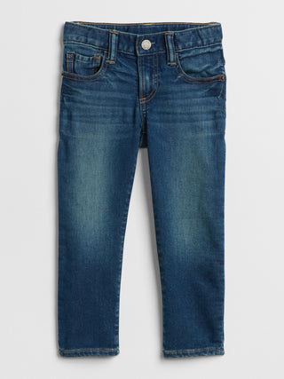 Gap Pantalón Niño Jeans Slim Con Elástico - Washed Medio