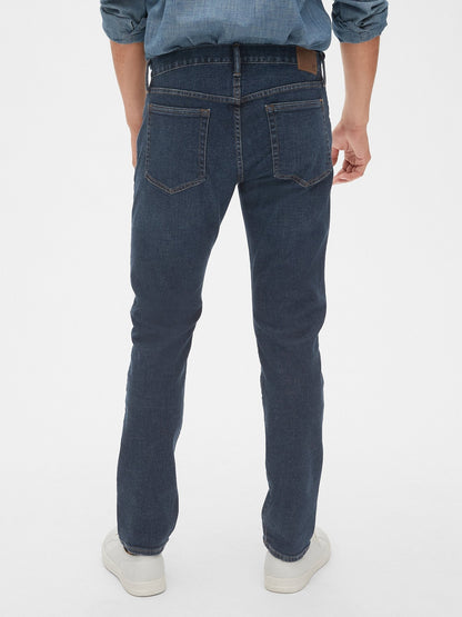 Jeans 5 Pkt-Slim Worn Dark-Worn Dark