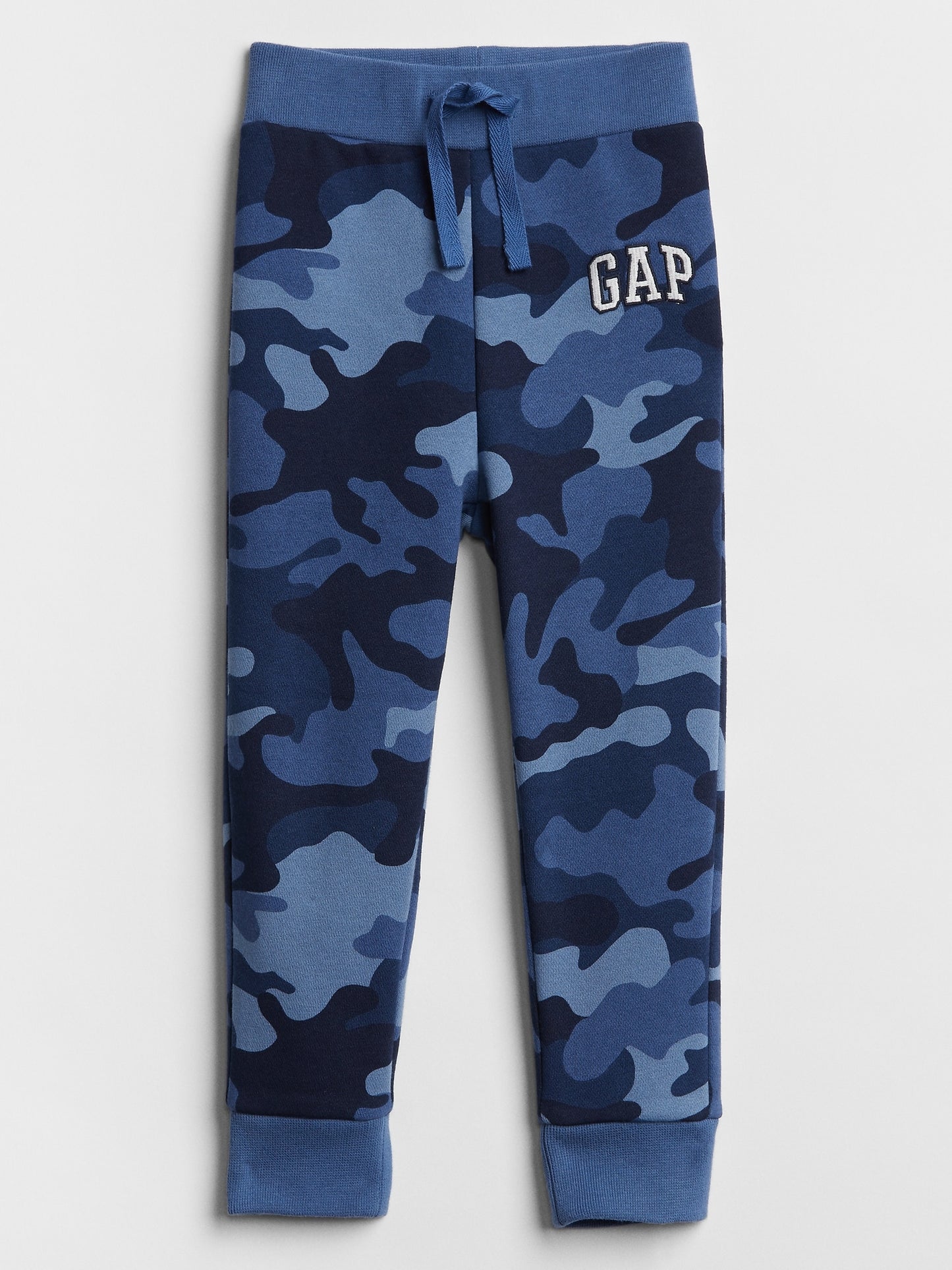 Gap Babygap Logo Fleece Pants - Blue Camo