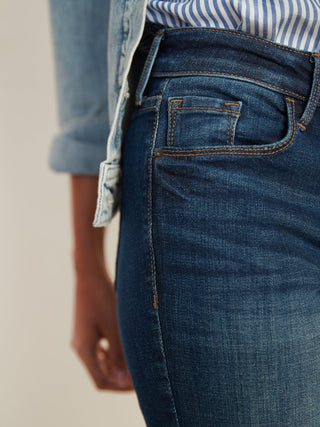 ON Jeans súper ajustados Rockstar de talle medio para mujer - Campbell