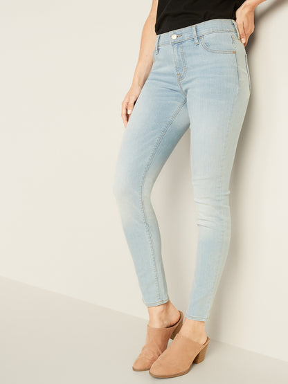 ON Mid-Rise Super Skinny Jeans For Women - Light Pachuca