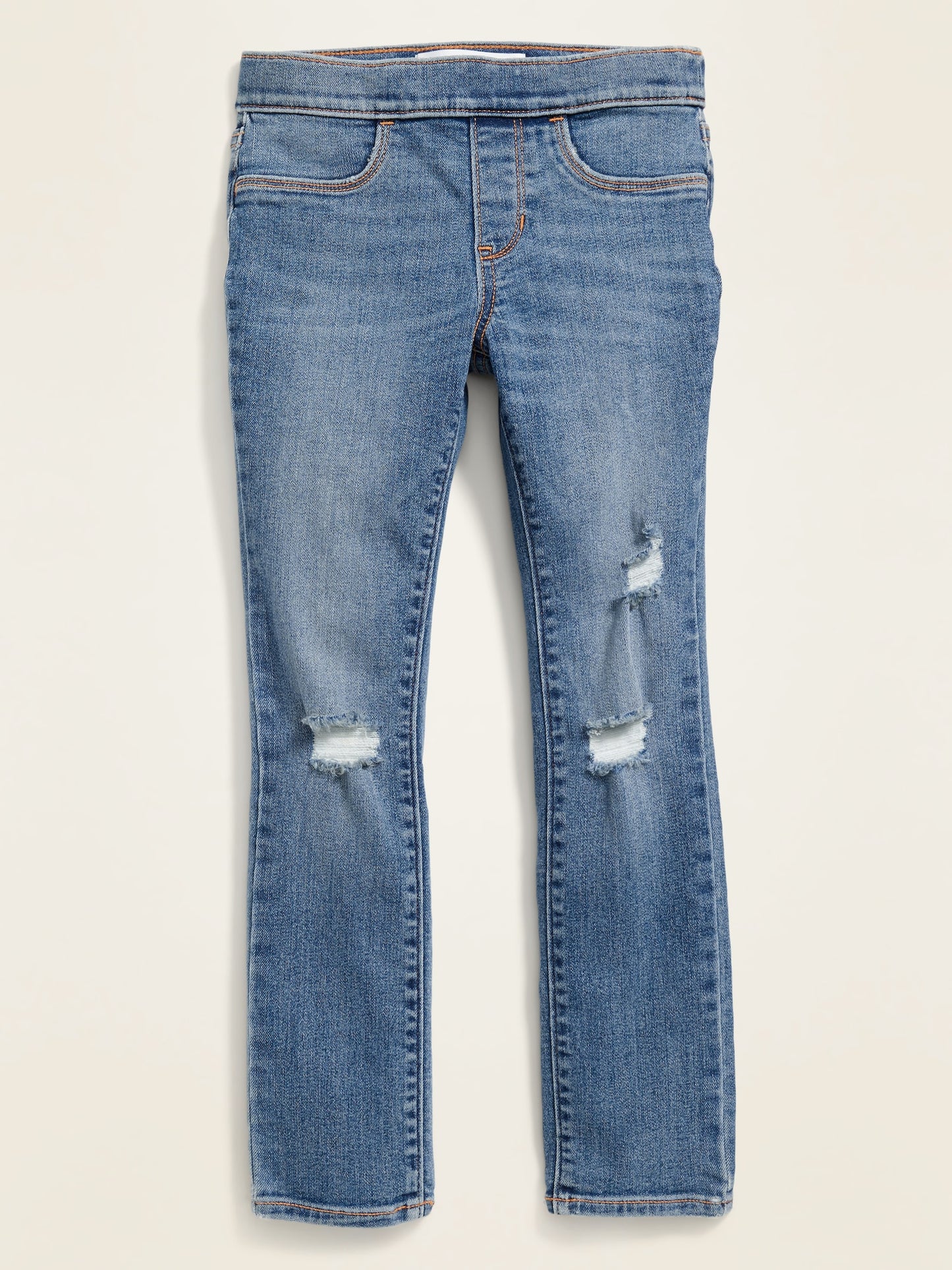 Skinny Built-In Tough Distressed Pull-On Jeans for Girls Olx Pull On Fashion Skinny Sunset