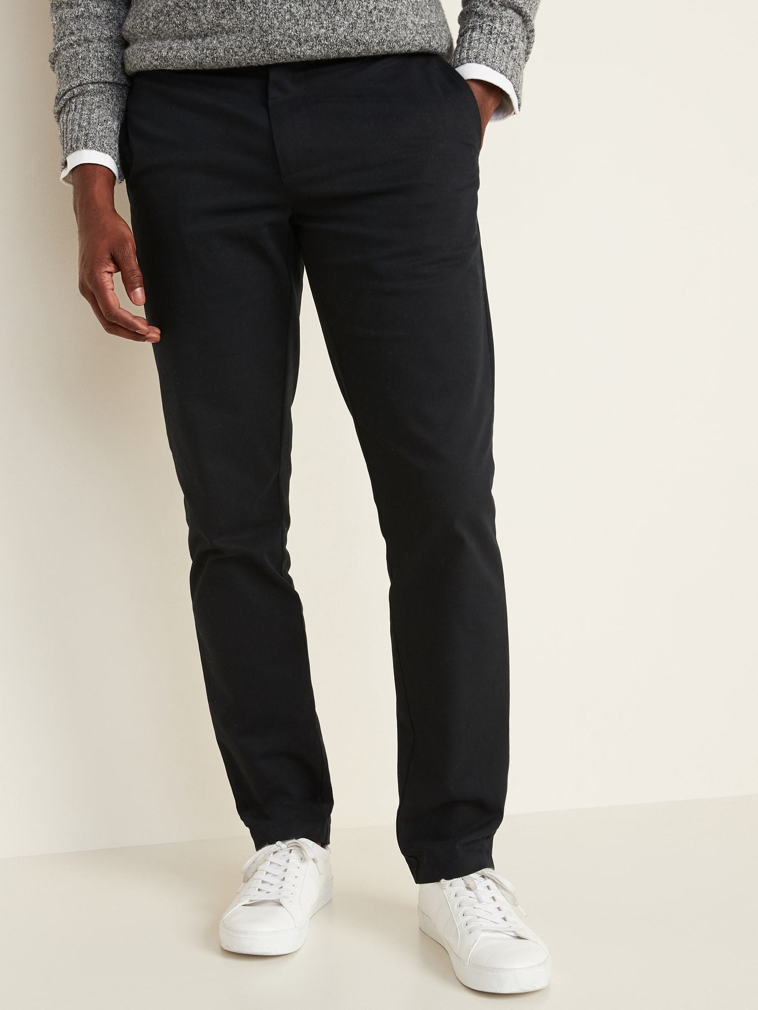 Pantalón Slim 3 - Solid-Black Jack