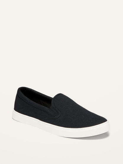 ON Canvas Slip-On Sneakers For Women - On New Black