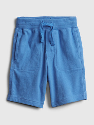 Pantalones cortos sin cordones de mezcla y combinación de algodón 100% orgánico para niños pequeños de Gap - Aeroespacial