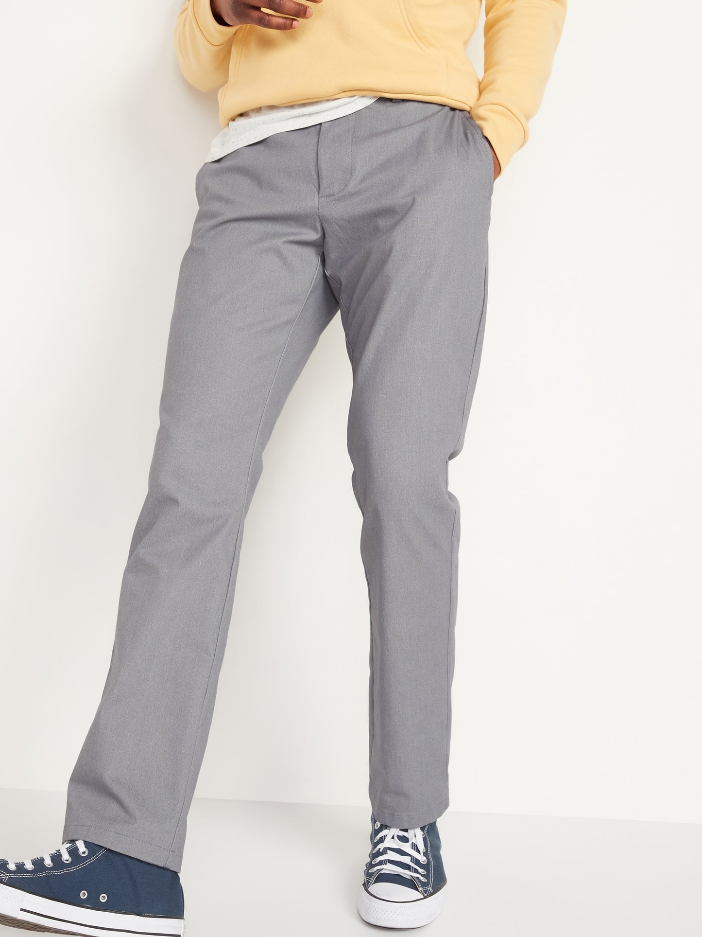 Pantalones chinos ON Straight Ultimate incorporados Flex para Hombre - Gris claro