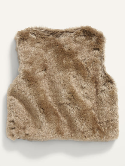 ON Faux-Fur Vest For Baby Fur