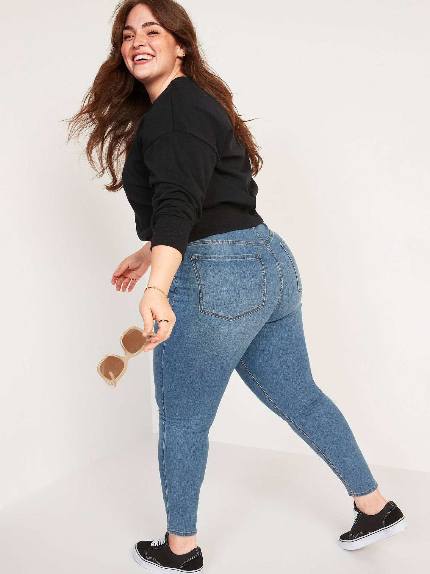 High-Waisted Super Skinny Ankle Jeans for Women