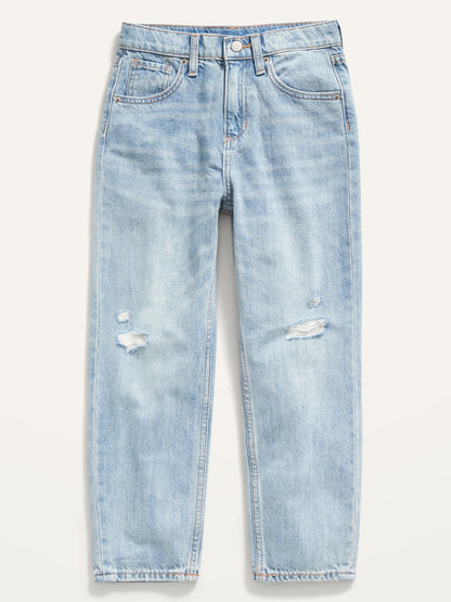 ON High-Waisted Slouchy Straight Built-In Tough Jeans For Girls Frieda