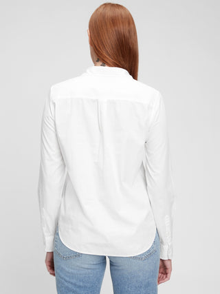 Gap 100% Organic Cotton Perfect Shirt - Optic White