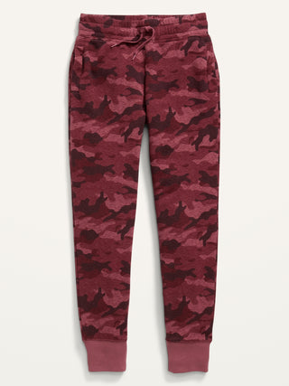 ON Vintage High-Waisted Printed Jogger Sweatpants For Girls - Meadow Mauve