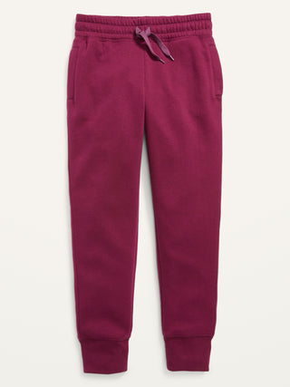 ON Vintage High-Waisted Jogger Sweatpants For Girls - Plumeria