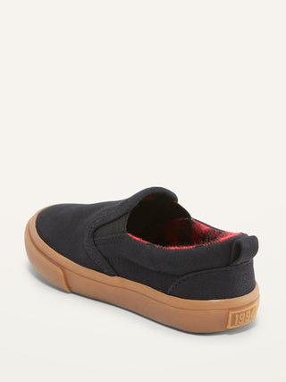ON Unisex Faux-Suede Slip-On Sneakers For Toddler - Blackjack Jas