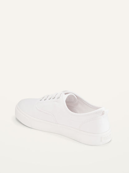 ON Gender-Neutral Elastic-Laced Sneakers For Kids - White Lilies