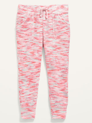 ON Cozy Thermal-Knit Jogger Pants For Toddler Girls - Pink Combo