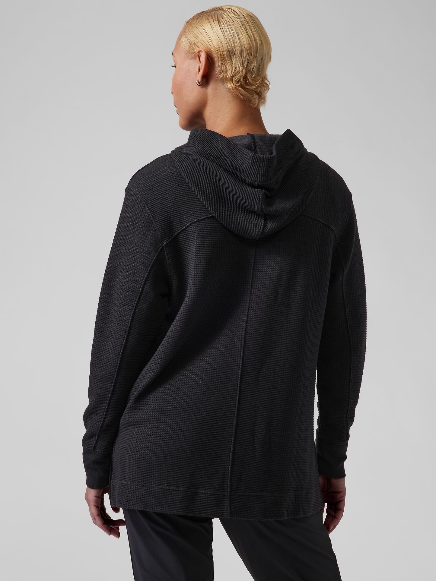 ATH Coaster Luxe Waffle Hoodie - Black