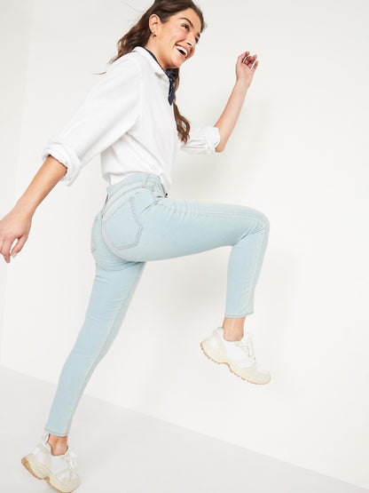 ON Mid-Rise Super Skinny Jeans For Women - Light Pachuca