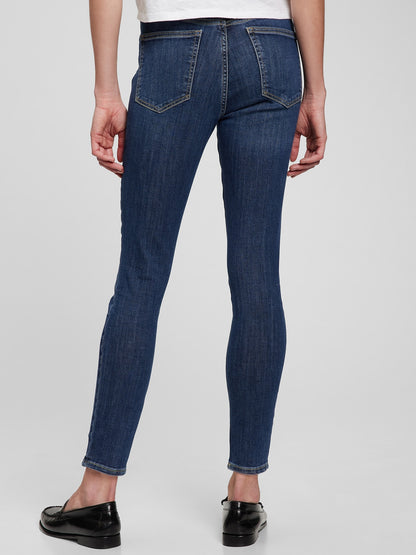 Gap High Rise Skinny Jean - Medium Indigo