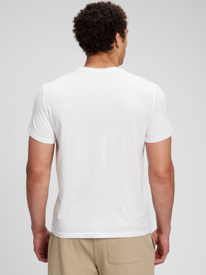 Gap Gap Men'S Logo T-Shirt - White