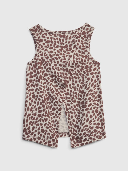 Toddler 100% Organic Cotton Mix and Match Crossback Tank Top