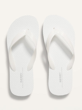 Flip-Flop Sandals for Girls (Partially Plant-Based) Bas Sugarcane Ff Bright White