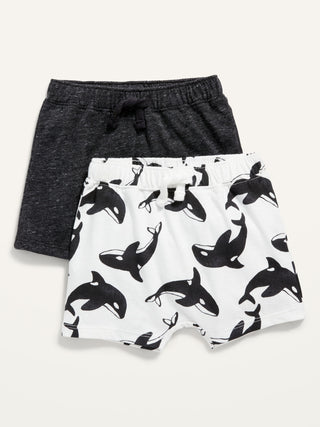 2-Pack Pull-On Shorts for Baby B Y Value Short 2Pk Killer Whale