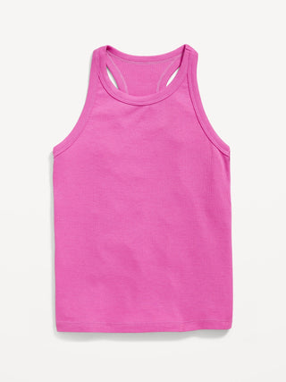 Camiseta de Tirantes Espalda Cruzada Rosa, para Niña
