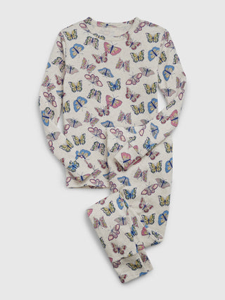 Set de Pijama Estampado Mariposas, para Niña
