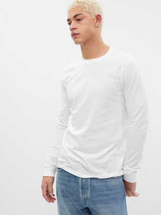 Camiseta Cuello Redondo, Blanco