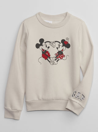 Sudadera con Gráfico de Mickey Mouse y Minnie Mouse de Disney, Niña